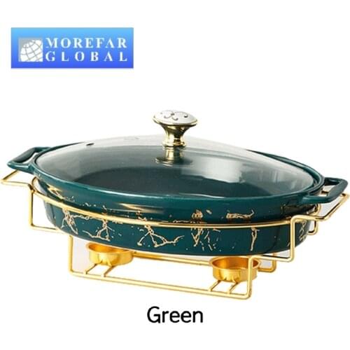 1.05 Liter Household Soup Pot Ceramic Pot Heating Multi-Purpose Buffet For Wedding Party