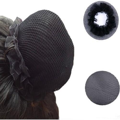 Black Elastic Children Lace Hair Net Ballet Hair Accessories Ballet Hairnet Ballet Headbands Headwear Ballet Bun Net Girls Women
