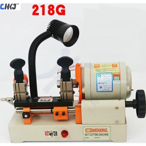 CHKJ WENXING 218G Key Cutting Machine 220V Horizontal Key Copy Machine for Making Keys Locksmith Tool