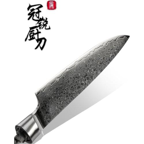 Damascus Knife Blank Blade VG10 Japanese Damascus Steel DIY Tools Kitchen Knives Parts Hobby Chefs Paring Knife 67 Layers PRO