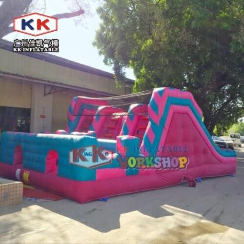 Adult Children Games Outdoor Amusement Park Toys Pink Obstacle Course Races Playground Equipment