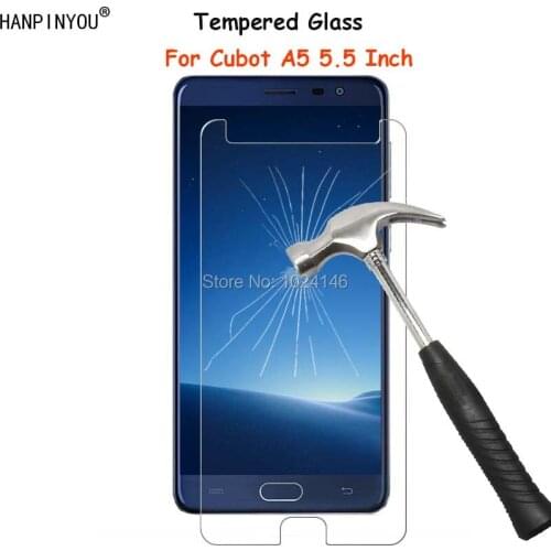 For Cubot A5 5.5" Clear Tempered Glass Screen Protector Ultra Thin Explosion-proof Phone Protective Film Toughened Guard