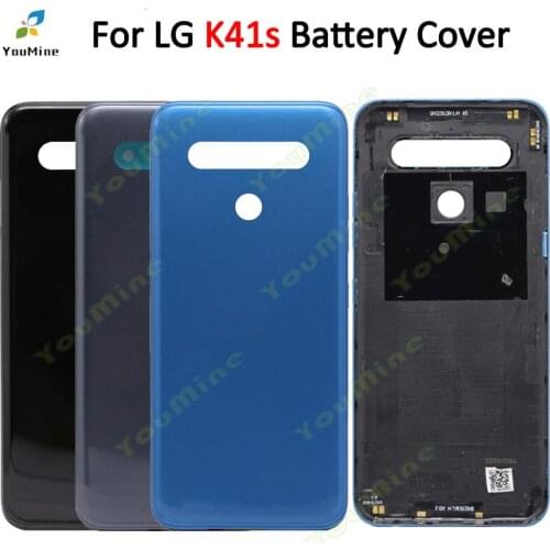 For LG K41S Back housing Battery Cover Rear Door Case For LG Lmk410emw LM-K410HK LM-K410HM battery door For LG K41S door