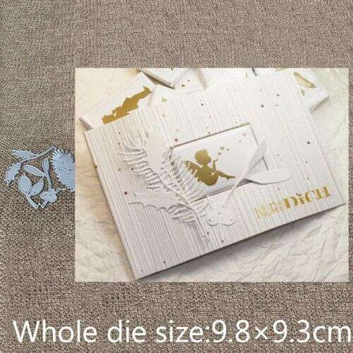 XLDesign Craft Metal Cutting Die cut dies 4pcs leaves branch decoration scrapbook Album Paper Card Craft Embossing die cuts