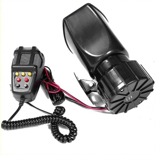 Multipurpose Speakers Loud Car Horn Police Siren Air Horn Megaphone 100W 12V 7 Tone Siren Horn Car Motorcycle ccessories