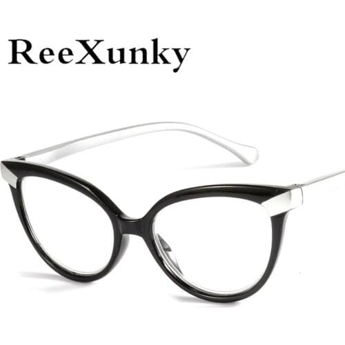 Anti Blue Light Cat Eye Reading Glasses For Women Vintage Eyeglasses Presbyopic With Diopter 0 +1.0 +1.5 +2.0 +2.5 +3.0 +3.5