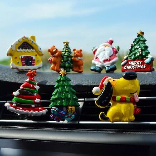 Christmas Theme Car Air Freshener Perfume Flavoring for Automobile Interior Decoration Smell Fragrance Scent Car Accessories