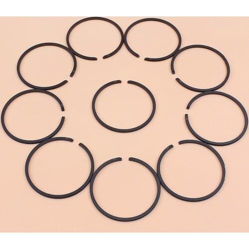 10Pcs/lot 40mm Piston Rings Fit Husqvarna 40 41 141 142 142e 338XPT 339XP Jonsered 2040 CS2040 Chainsaw 40MM * 1.5MM