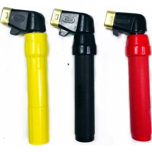 Professional Twist Welding Electrode Holder 1.6mm to 6.4mm Electrode Clamp 400A Forged Copper Tooth EN 60974-11 CE Welding Clamp