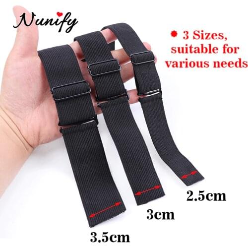 Nunify Adjustable Black Nylon Highest Elastic Bands For Wigs Making Wig Caps Hair Net Lace Net Sewing Rubber Wig Making Tools