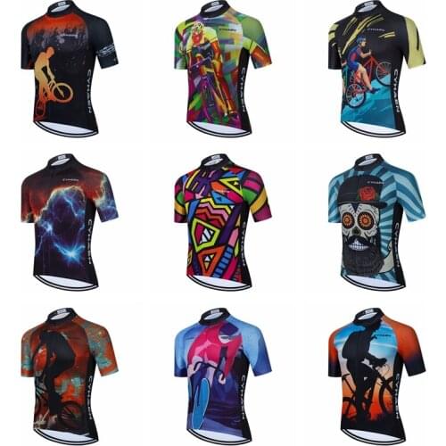 Cyhaen 2021 Pro Team Cycling Jersey Tops Men Bicycle Jersey Short Sleeve Quick Dry MTB Bike Biking Road Shirt Ropa Ciclismo