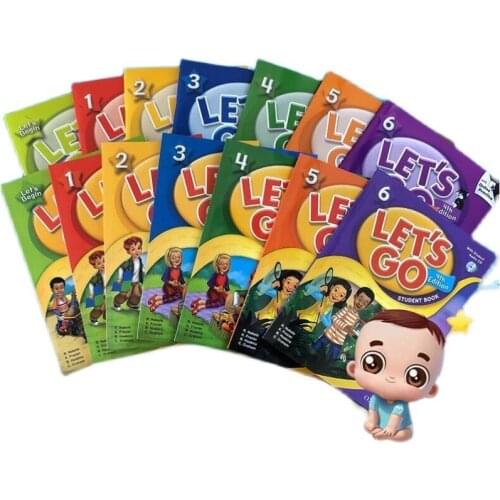 14 Pcs/set Oxford Childrens English Textbook + Workbook Fourth Edition Complete Textbook Training Student Book