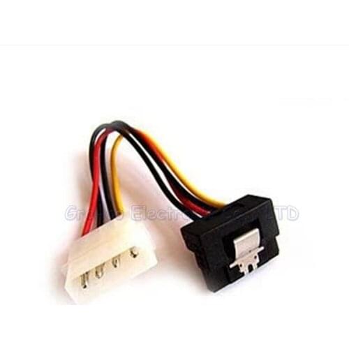 5pcs/lot Elbow 90 degrees serial power cord SATA cable Optical drive power cable