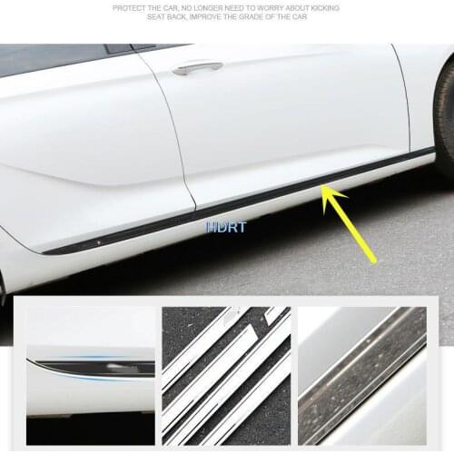 For Buick Regal 2017 2018 2019 2020 2021 6pcs Body Trim Strip New Regal Car Door Side Bright Strip Decoration Strip Modification