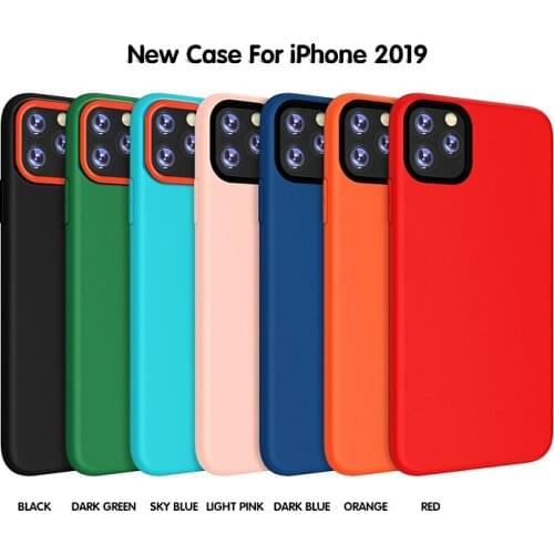 Original quality Liquid Silicone Phone Case For iPhone 11pro max Cover For iPhone XS Max XR X 8 7 6 6s 11 Case Funda Shockproof