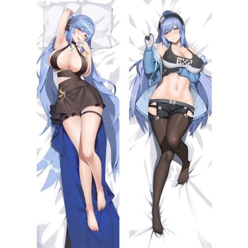 Newly Design Dakimakura Anime Azur Lane USS Essex CV-9 Body Pillow Double-sided Print Life-size Cover