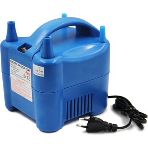 Electric Balloon Pump 680W Dual Nozzle Balloon Blower Auto/ Push Down Mode Balloons Inflator with Extension Nozzles 220~240V