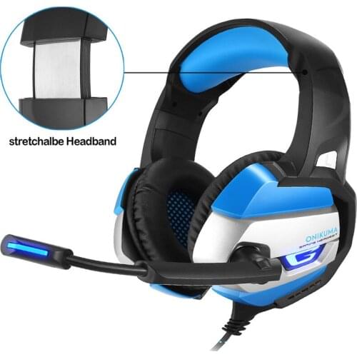 Ps4 Gaming Headphones PC High Precision 50mm Driver Gaming Headset Black with Flexible Microphone Noise Cancel Headphone Gamer