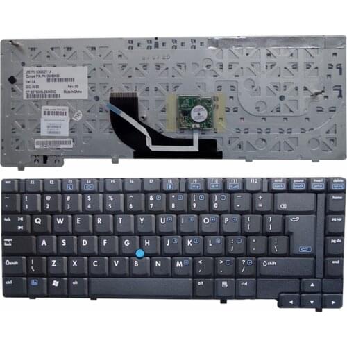 GZEELE New UI Laptop Keyboard For HP NC6400 6400 with point BLACK