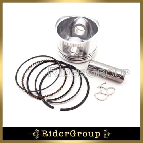 Motorcycle Piston Pin Ring Set 52mm 14mm For Chinese Lifan 125cc Engine 4 Wheeler Pit Dirt Trail Motor Bike ATV Quad Motocross