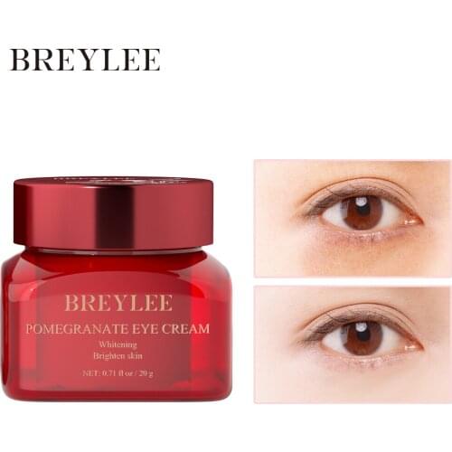 BREYLEE Eye Cream Red Pomegranate Eye Moisturizing Cream Anti Puffiness Anti Wrinkles Eyes Lines Dark Circles Essence Skin Care