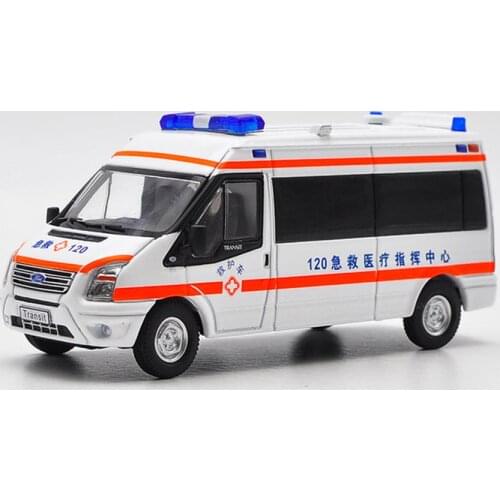 1/64 GCD Ford Transit Van Ambulance Car Diecast car Model Toy Collection