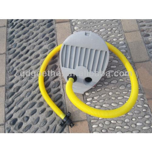 Foot pump for inflatable boat,kayak, catamaran, SUP board, drifting boat, inflatable banana boat