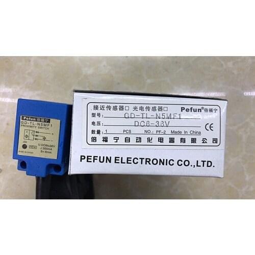 Pefun Genuine induction switch, proximity switch GD-TL-N5MF1, PNP normally open