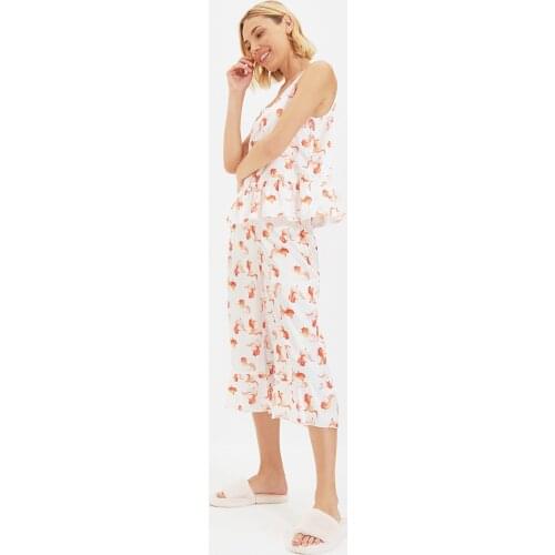Trendyol Fish Pattern Pajamas set THMAW22PT0468