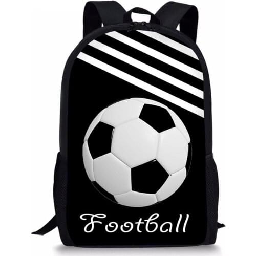 School Bags for Boys stripe Football School Backpack for Kids School Supplies for Student Shoulder Bag Children Mochila
