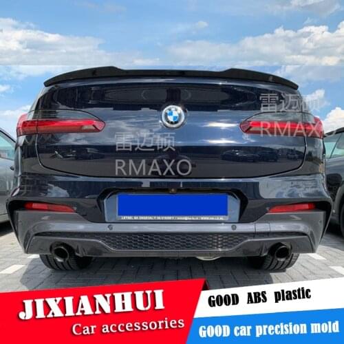 For BMW G02 X4 Spoiler 2019-2020 lip spoiler ABS Material Car Rear Wing Primer Color Rear Spoiler For BMW X4 G02 Spoiler