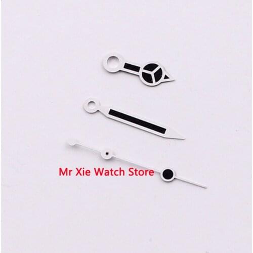 Bliger Stainless Steel Silver Luminous Watch Hands Fit for Mingzhu 2813 Miyota 8215 821A Automatic Movement