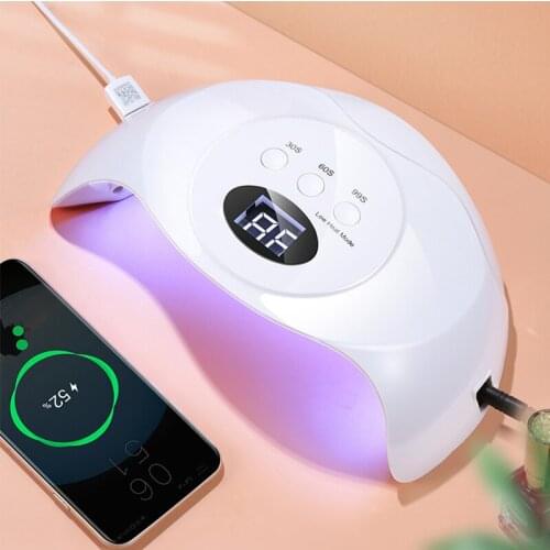 UV Nail Drying Lamp with 21 Beads 48W Home Use For Drying Gel Polish Timer Auto Motion Sensor Quick Dry Manicure Tools