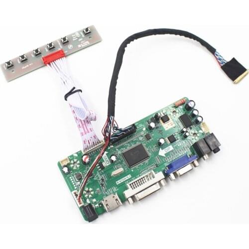 VGA DVI AUIDIO LCD Controller Board Kit HDMI-compatible for B156HW01 V0 V1 V2 V3 V4 V5 V6 V7 1920X1080 lcd display control board