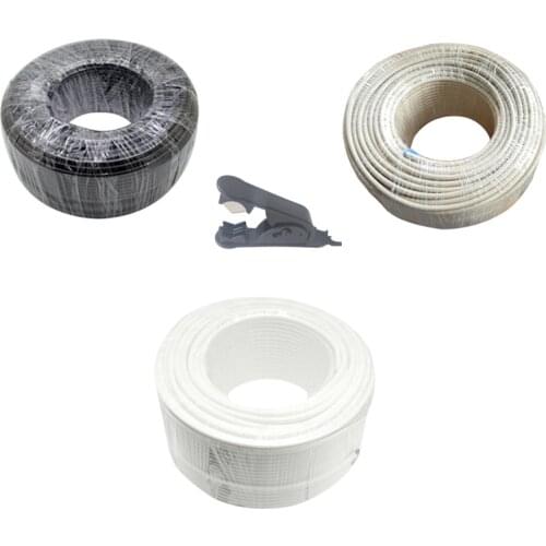 High Quality 1/4'' PE Water Pipe Low Pressure Misting System Hose 6.35mm Garden Irrigation Agriculture Tube