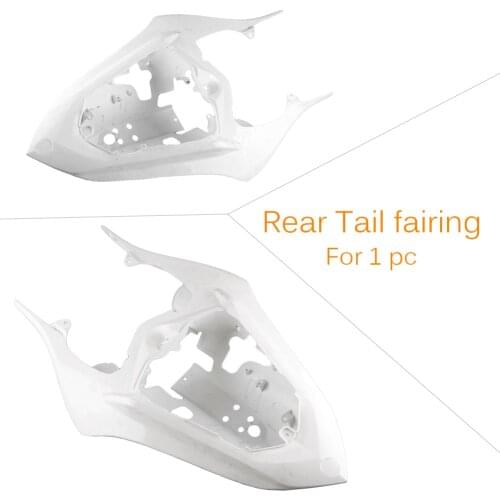 Motorbike Tail Rear Fairing Cover Bodywork For YAMAHA YZF R1 2007 2008 Injection Mold ABS Plastic Unpainted White