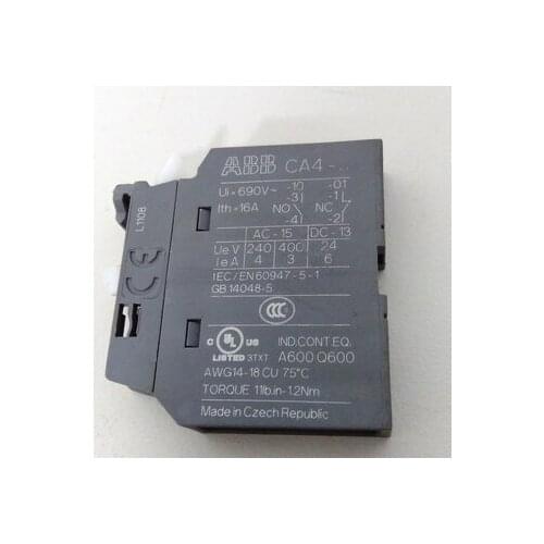 2pcs/lot original new ABB AF series contactors-auxiliary contacts CA4-10 / CA4-01 LCD screen warmly for 1 year