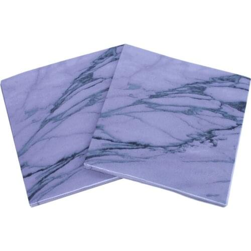 33*33cm 20pcs/lot Marble Patterned Paper Napkins Colour Printed Striped Floor Birthday Party Decoration Paper Towels