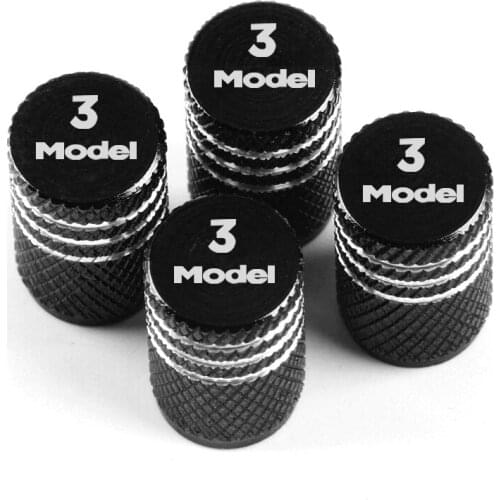 4pcs car Wheel Tire Valve Caps Stem case for Roadster Model 3 Tesla Model S Model X accessories