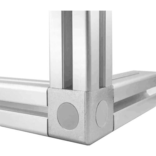 4Pcs/Lot 20S 30S 40S 45S 2 /3 Hole Connector Fastener Match EU Aluminum Profile Two or Three Way Right Angle Cube Corner