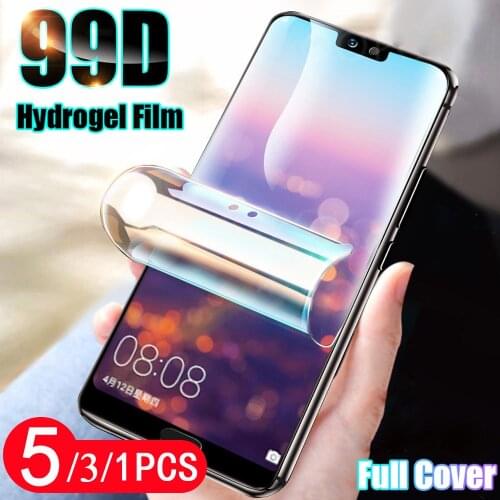 5/3/1Pcs soft full cover for huawei mate 20 20x 30 pro lite screen protector hydrogel film protective film Not Glass smartphone