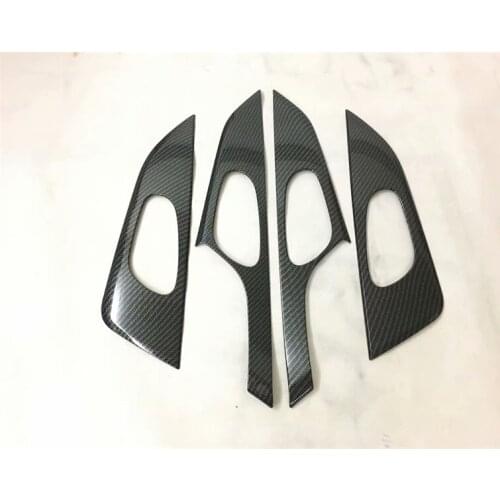 ABS Carbon Fiber For Nissan X-Trail T32 Rogue 2014-2016 2017 2018 Inner Door Bowl Decoration Cover Trim Car-Styling Accessories