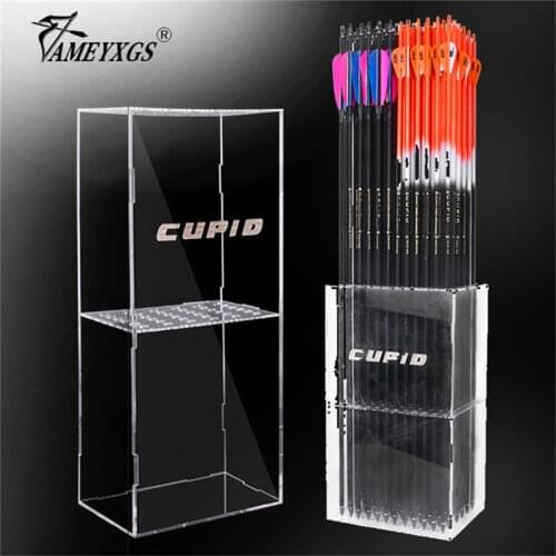 1pc Archery Acrylic Arrows Storage Bracket Detachable Arrow Insert Quiver Protect Box Bow And Arrow Hunting Shooting Accessories