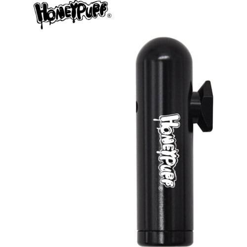 HONEYPUFF Aluminum Snorter Sniffer Snuff Snorter Powder Rocket Dispenser Boxes 54MM Metal Snorter Bottle Nasal