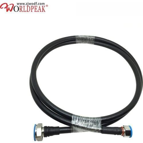 Free Shipping DIN male to 4.3-10 male connector with 1/2 superflexible cable assembly 6m