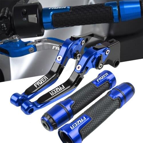 For YAMAHA FAZER FZ1 FZ-1 FZ6 FZ6S FZ6N FZ S FZS 16 FZ16 FAZER 700 600 FZX700 Motorcycle Brake Clutch Levers Handlebar Grip Ends
