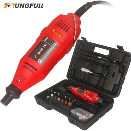 220V Electric Dremel Mini Rotary Tool Mini Electric Drill With Dremel Accessories engraving kit Woodworking Tool Drill