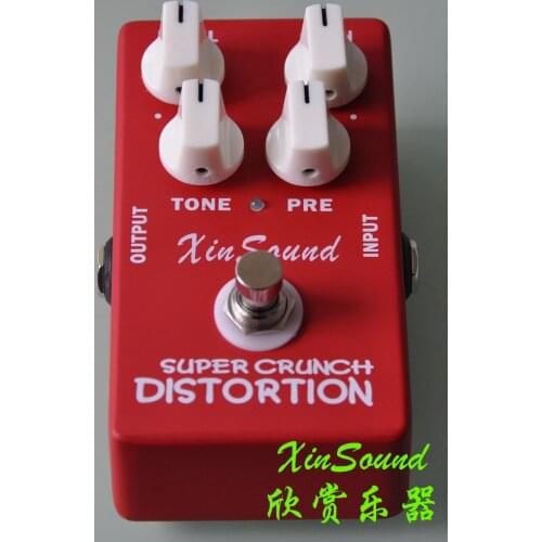 Distortion Guitar Effect Pedal DS-10P Crunch Box Distortion True Bypass and Vintage British Sounding