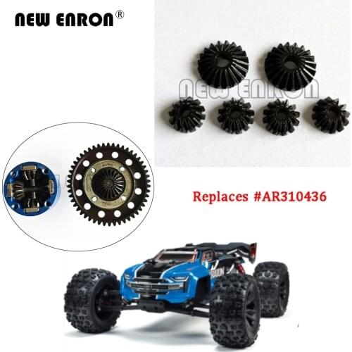 AR310436 Harden Steel #45 Diff Bevel Gear & Pinion Gear for 1/8 Arrma Kraton,Senton,Tyohon,Talion,Outcast NEW ENRON
