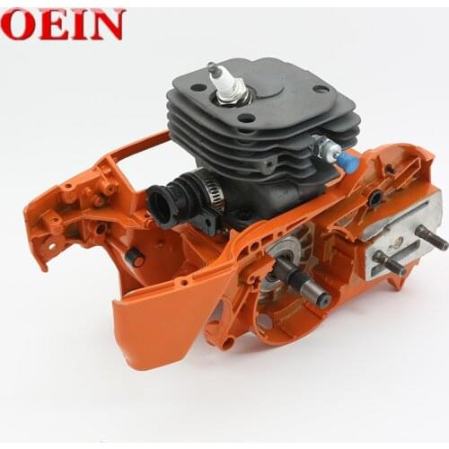 48MM 50MM 52MM BORE Engine Housing Crankcase Cylinder Piston Crankshaft Kit Fit Husqvarna 372 365 Round Chainsaw Spare Parts